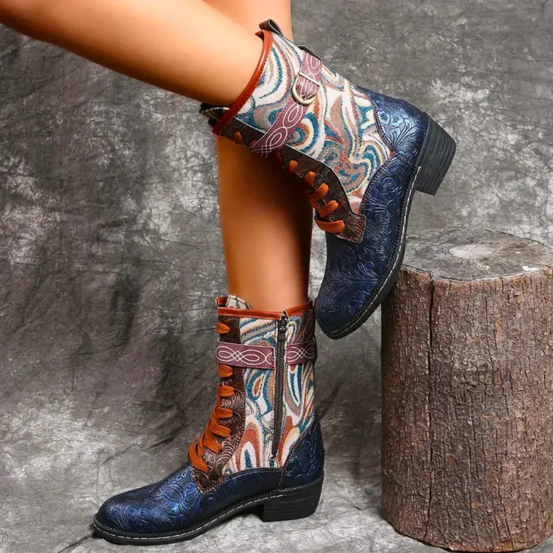 Plantaris Hedda – Bottines Femme Rétro Confort | Voûte Plantaire, Amorti Souple