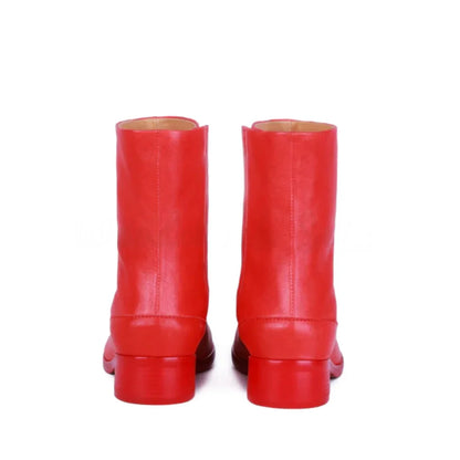 Plantaris Clémentine – Bottines Femme Effet Cuir Minimalistes | Confort, Allure Sculpturale