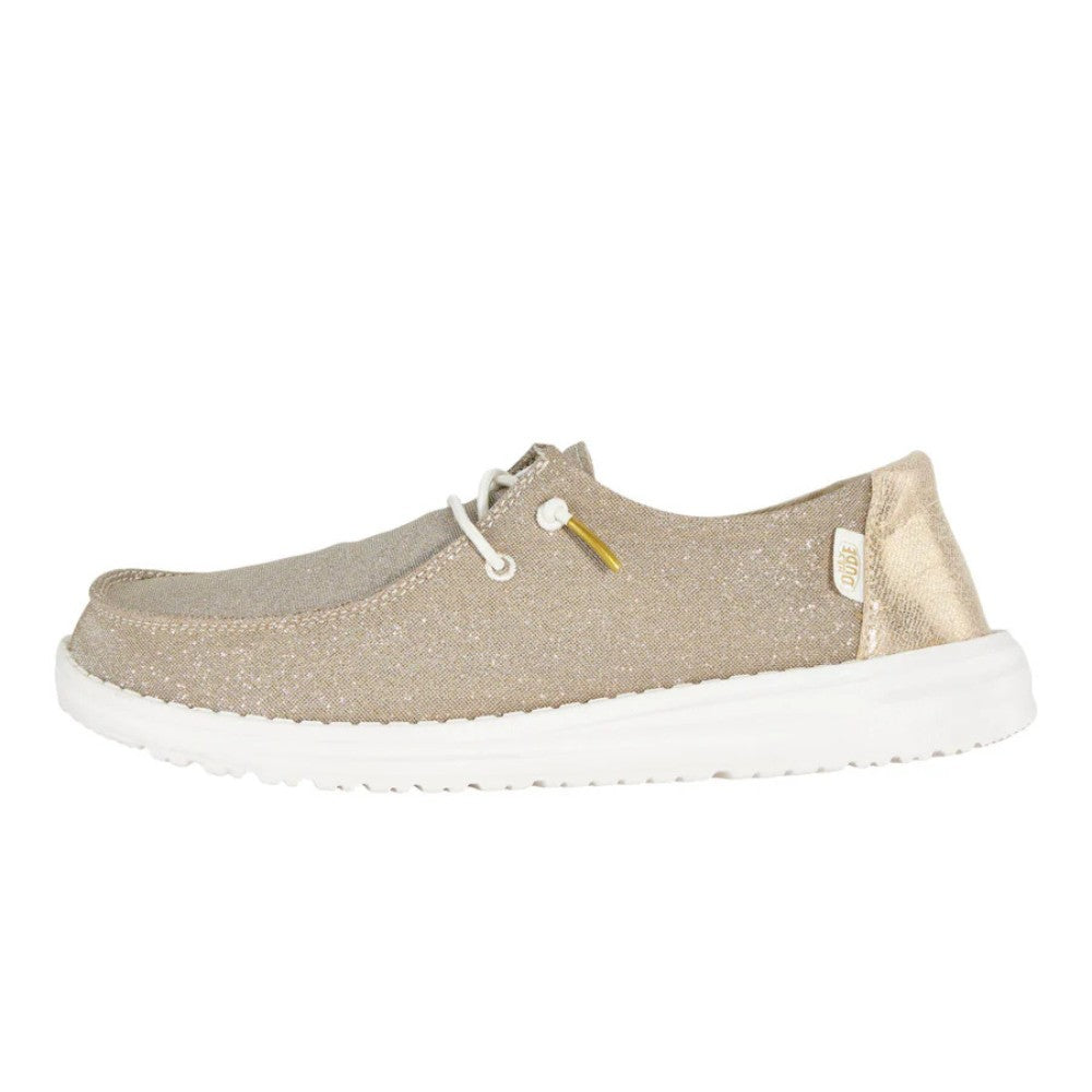 Brokatowe Buty Wsuwane Komfortowe