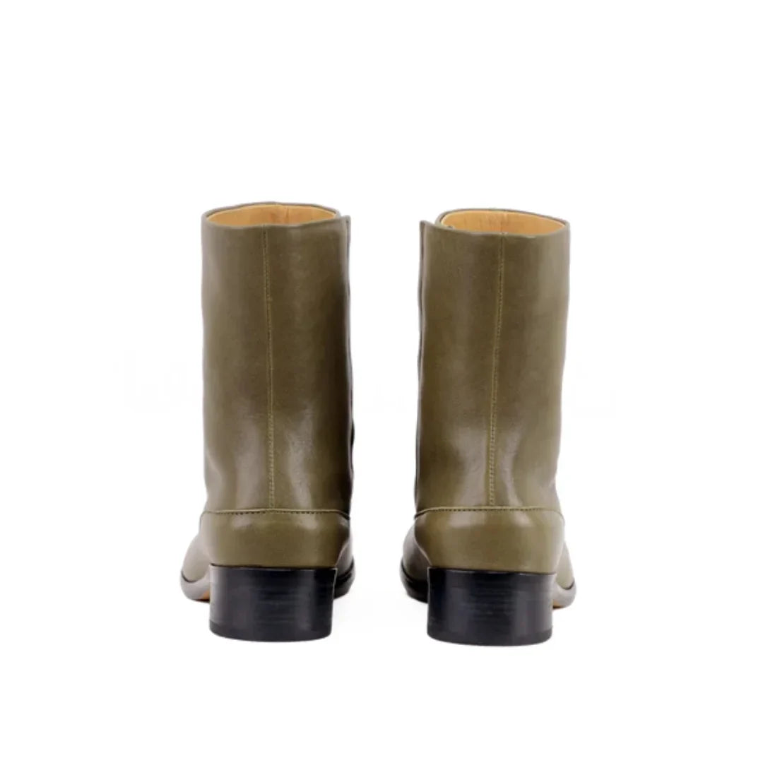 Plantaris Clémentine – Bottines Femme Effet Cuir Minimalistes | Confort, Allure Sculpturale