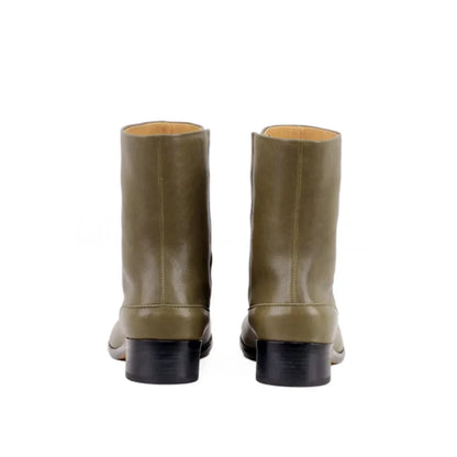 Plantaris Clémentine – Bottines Femme Effet Cuir Minimalistes | Confort, Allure Sculpturale