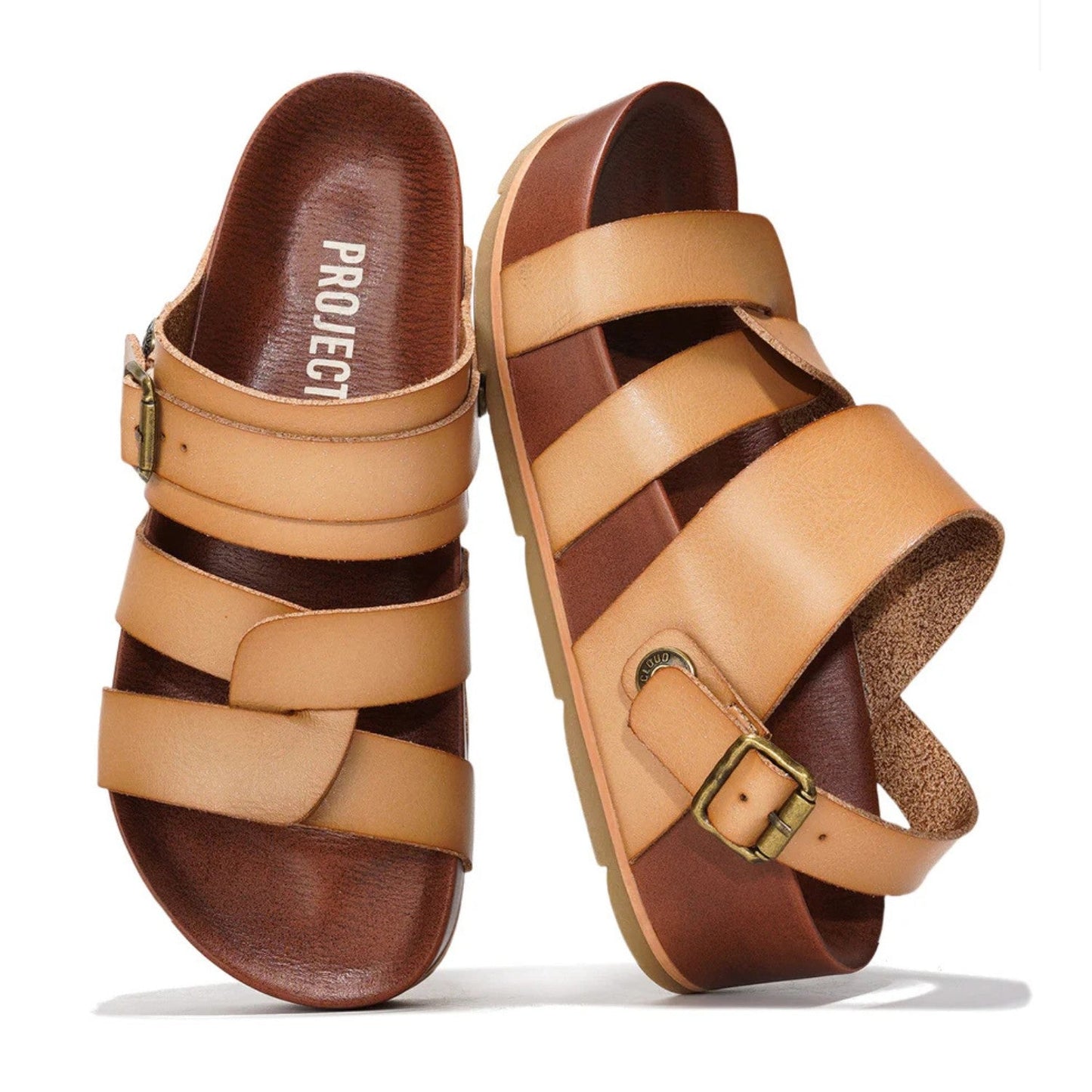 Plantaris Pénélope – Sandales Plateforme Confort Femme Effet Cuir | Voûte Plantaire, Boucle