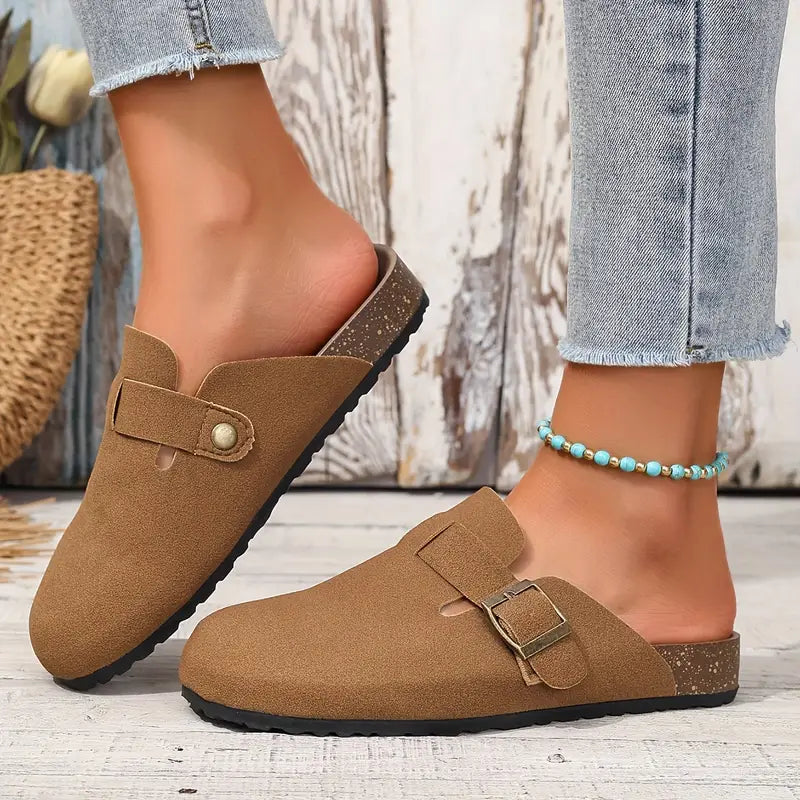 Plantaris Béatrice – Mules Sandales Confort Femme Vintage | Voûte Plantaire, Été