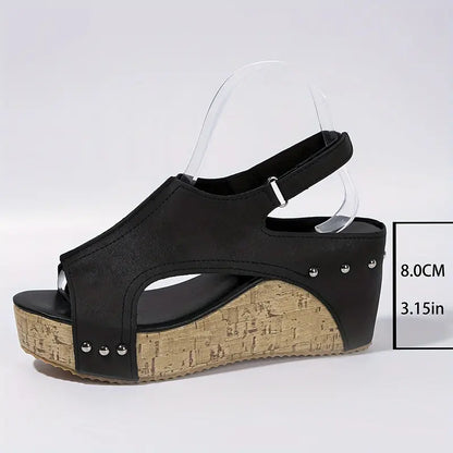Plantaris Colombe – Sandales Compensées Femme Vintage | Maintien, Style