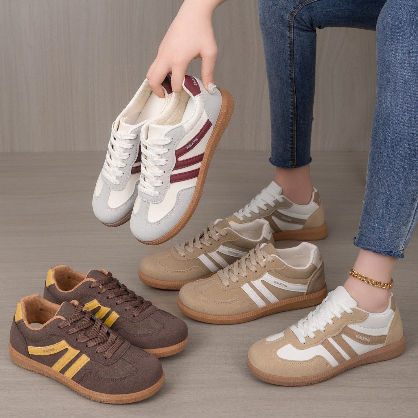 Baskets Confort Femme – Pieds Sensibles, Position Debout | Plantaris