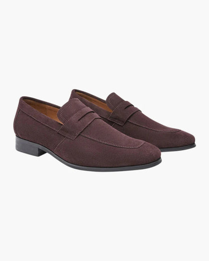 Plantaris Margaux Penny – Mocassins Penny Confort Femme Daim | Voûte Plantaire, 3 Coloris