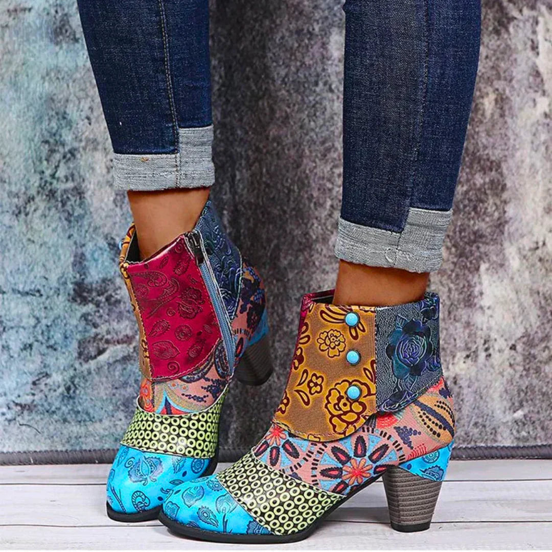 Plantaris Emma – Bottines Orthopédiques Femme Bohèmes | Soutien Voûte Plantaire, Confort