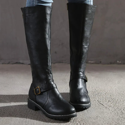 Plantaris Mette – Bottes Hautes Femme Effet Cuir Imperméables | Confort, Hiver