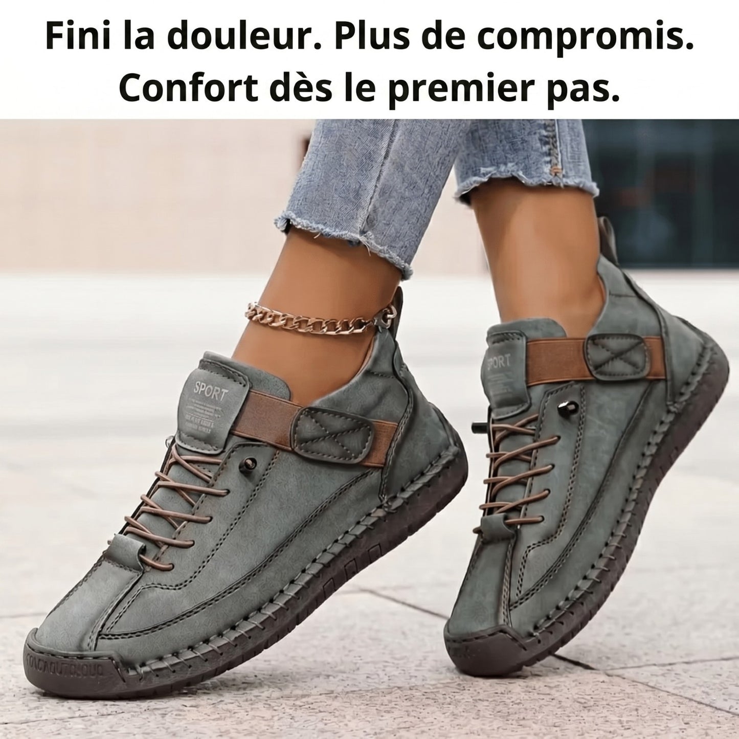 Mia — Basket Confort Pieds Larges, Pour Rester Debout 6h+