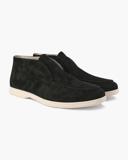 Plantaris Joséphine – Mocassins Montants Confort Femme Daim | Voûte Plantaire, 5 Coloris