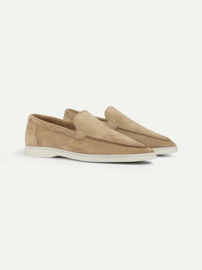Plantaris Garance – Mocassins Confort Femme Effet Daim | Voûte Plantaire, Style Bateau