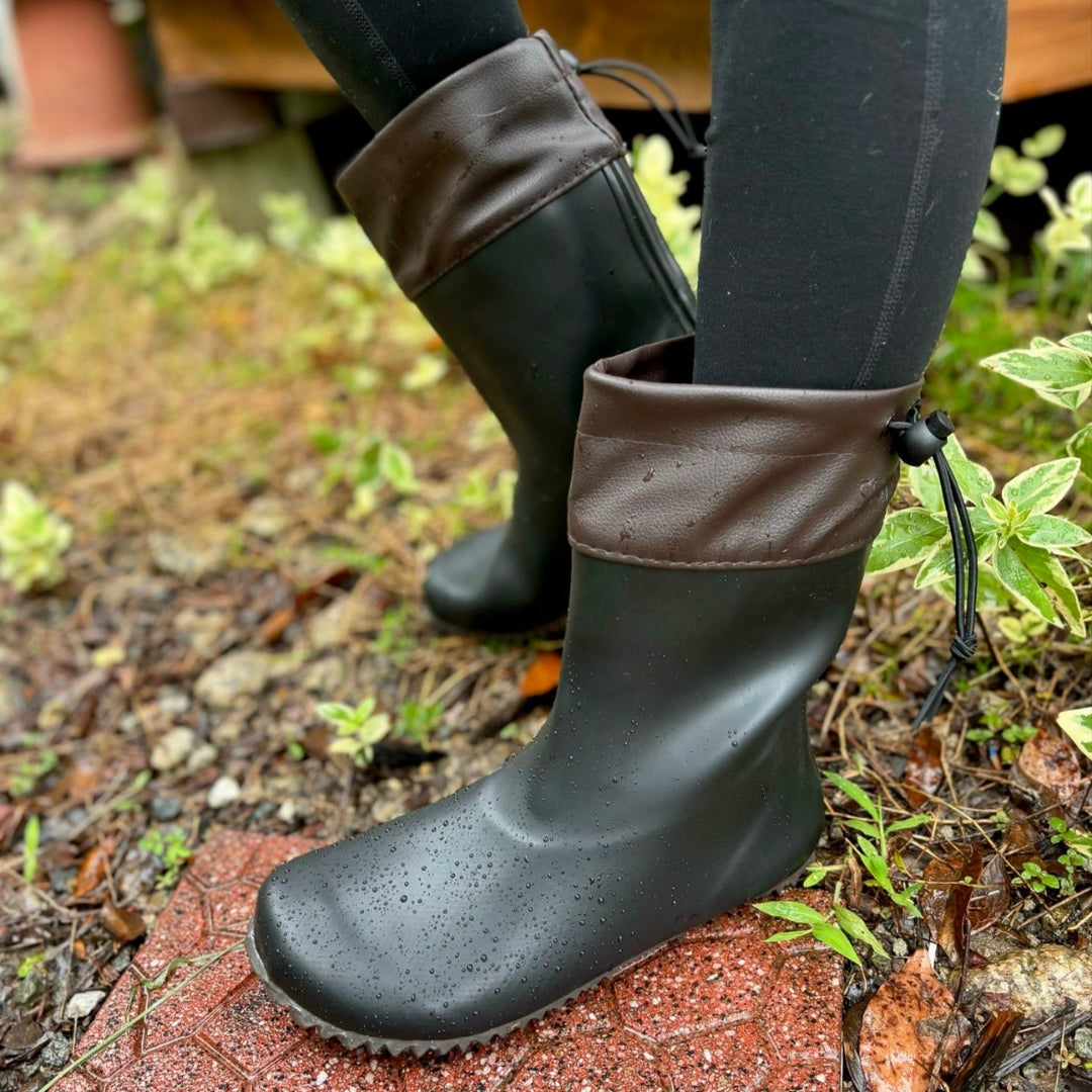 Plantaris Alix – Bottes Barefoot Femme Caoutchouc | Pieds Larges, Souplesse Naturelle