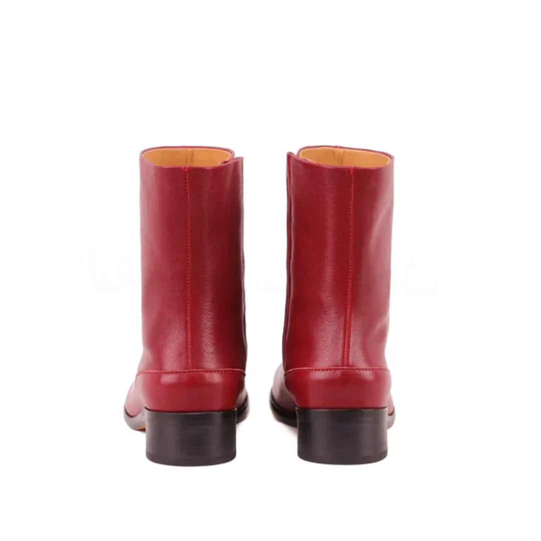 Plantaris Clémentine – Bottines Femme Effet Cuir Minimalistes | Confort, Allure Sculpturale