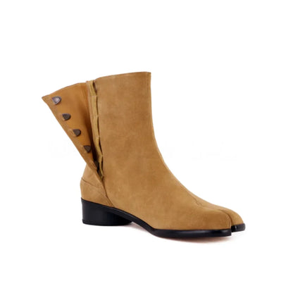 Plantaris Clémentine – Bottines Femme Effet Cuir Minimalistes | Confort, Allure Sculpturale