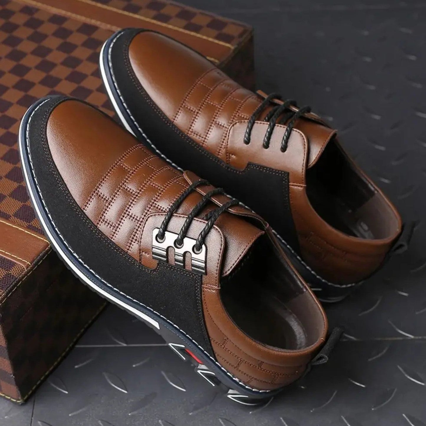 Plantaris Sidonie – Derbies Confort Femme Classiques Effet Cuir | Voûte Plantaire, Élégants