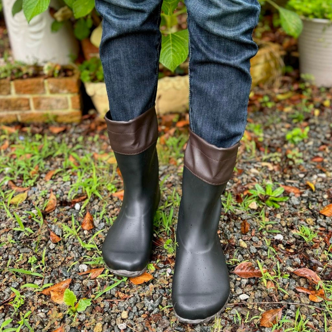 Plantaris Alix – Bottes Barefoot Femme Caoutchouc | Pieds Larges, Souplesse Naturelle