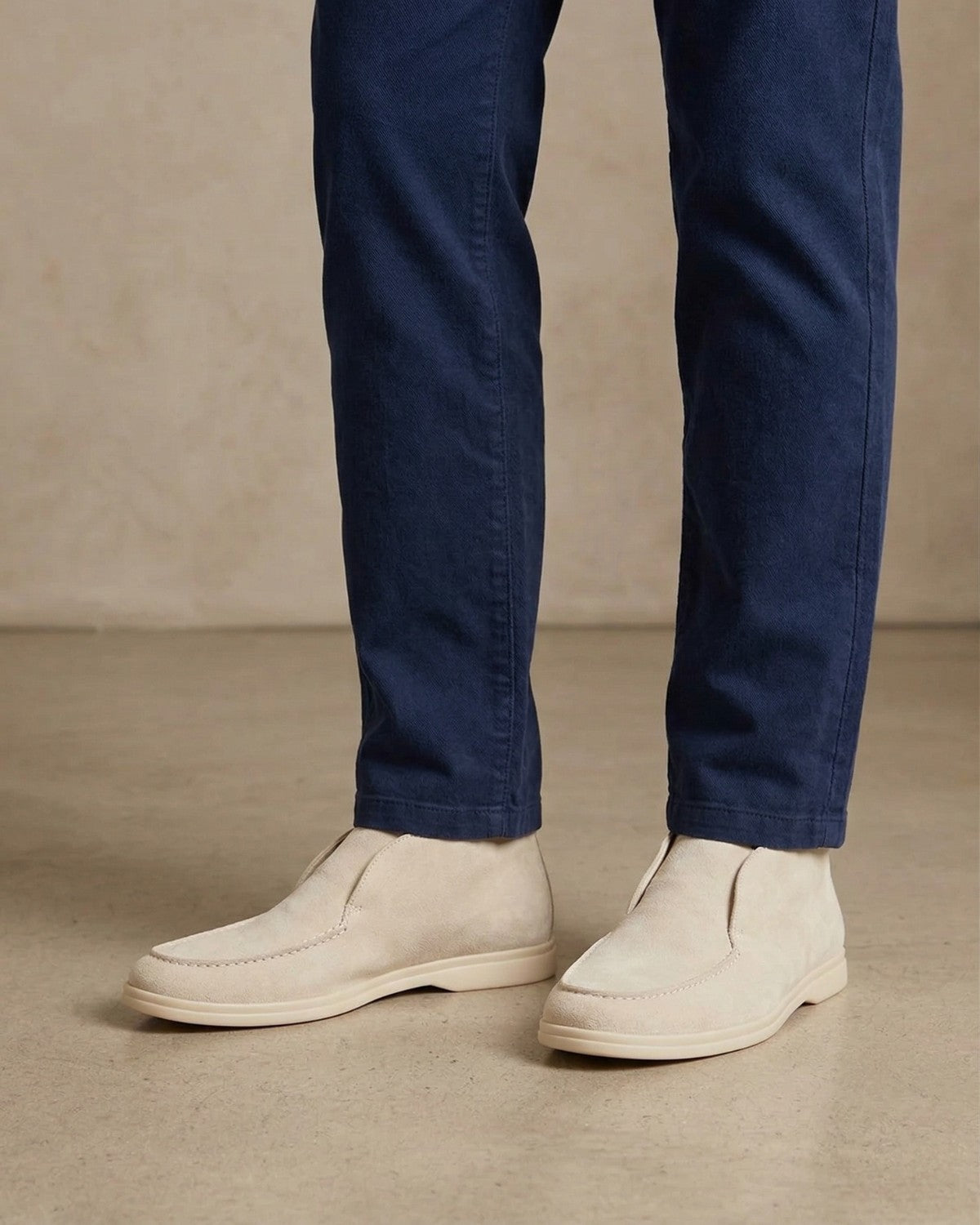 Plantaris Joséphine – Mocassins Montants Confort Femme Daim | Voûte Plantaire, 5 Coloris