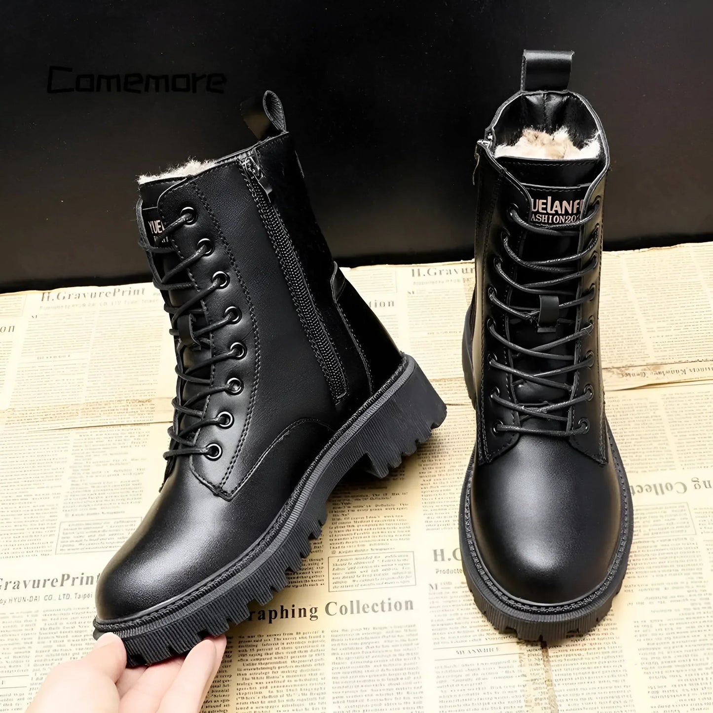 Plantaris Séraphine – Bottines Cuir Imperméables Femme | Doublure Chaude, Hiver