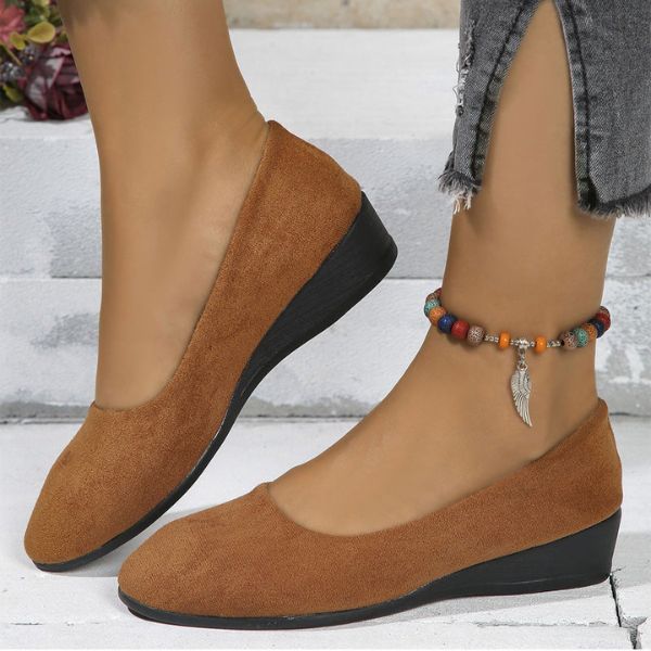 Plantaris Elina – Mocassins Confort Femme Daim | Voûte Plantaire, Intemporels