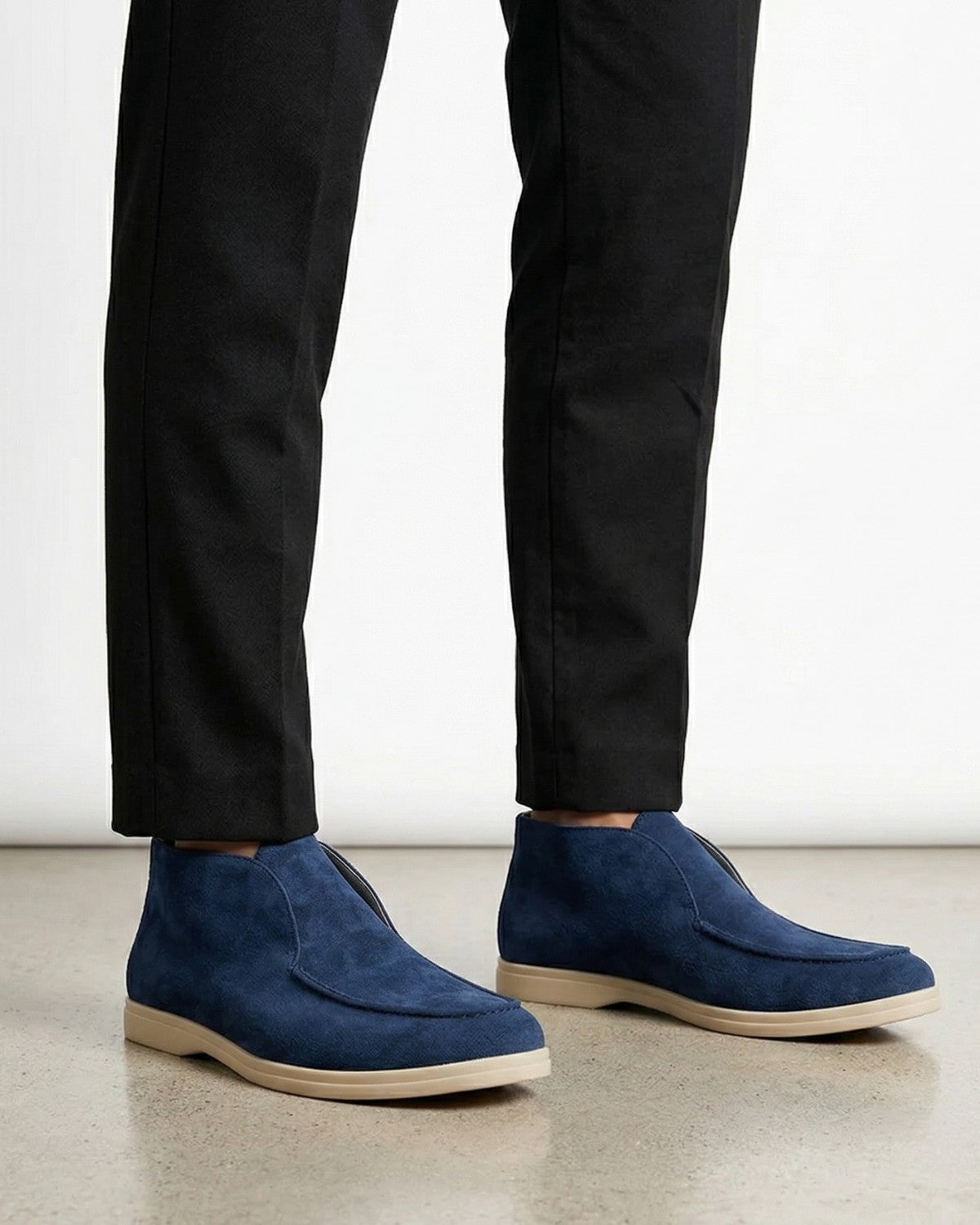 Plantaris Joséphine – Mocassins Montants Confort Femme Daim | Voûte Plantaire, 5 Coloris