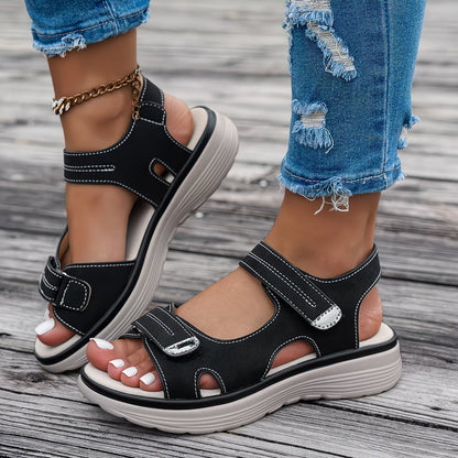 Soline — Sandale Orthopédique Cuir Vegan, Soutien Voûte Plantaire