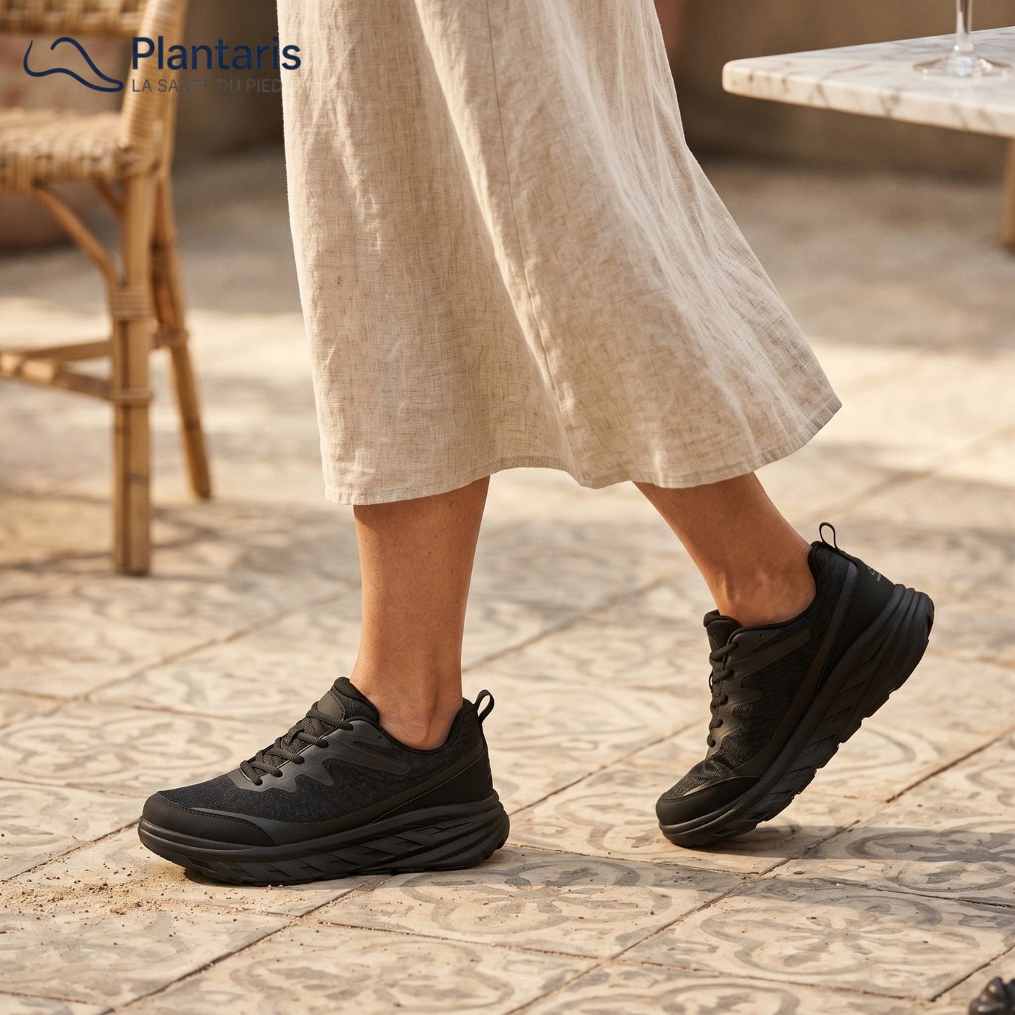 Plantaris Élise – Sneakers Orthopédiques Larges