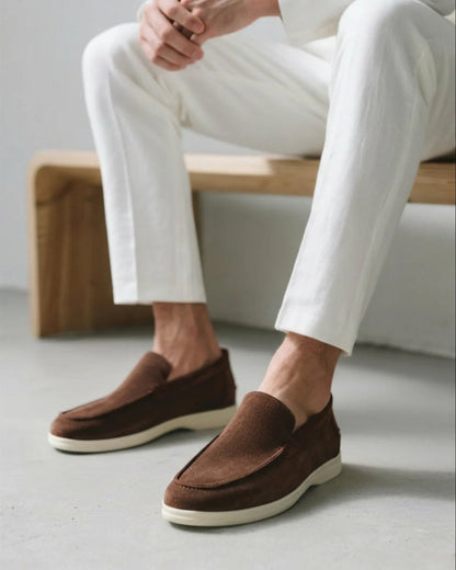 Plantaris Constance – Mocassins Confort Femme Daim Luxe | Voûte Plantaire, 9 Coloris