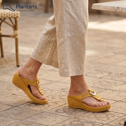 Sandales Compensées Élégantes pour l’Été
