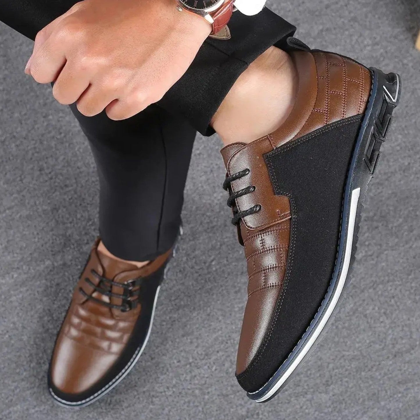 Plantaris Sidonie – Derbies Confort Femme Classiques Effet Cuir | Voûte Plantaire, Élégants