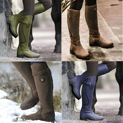 Plantaris Elsa – Bottes Femme Effet Cuir Imperméables | Confort Durable, Maintien