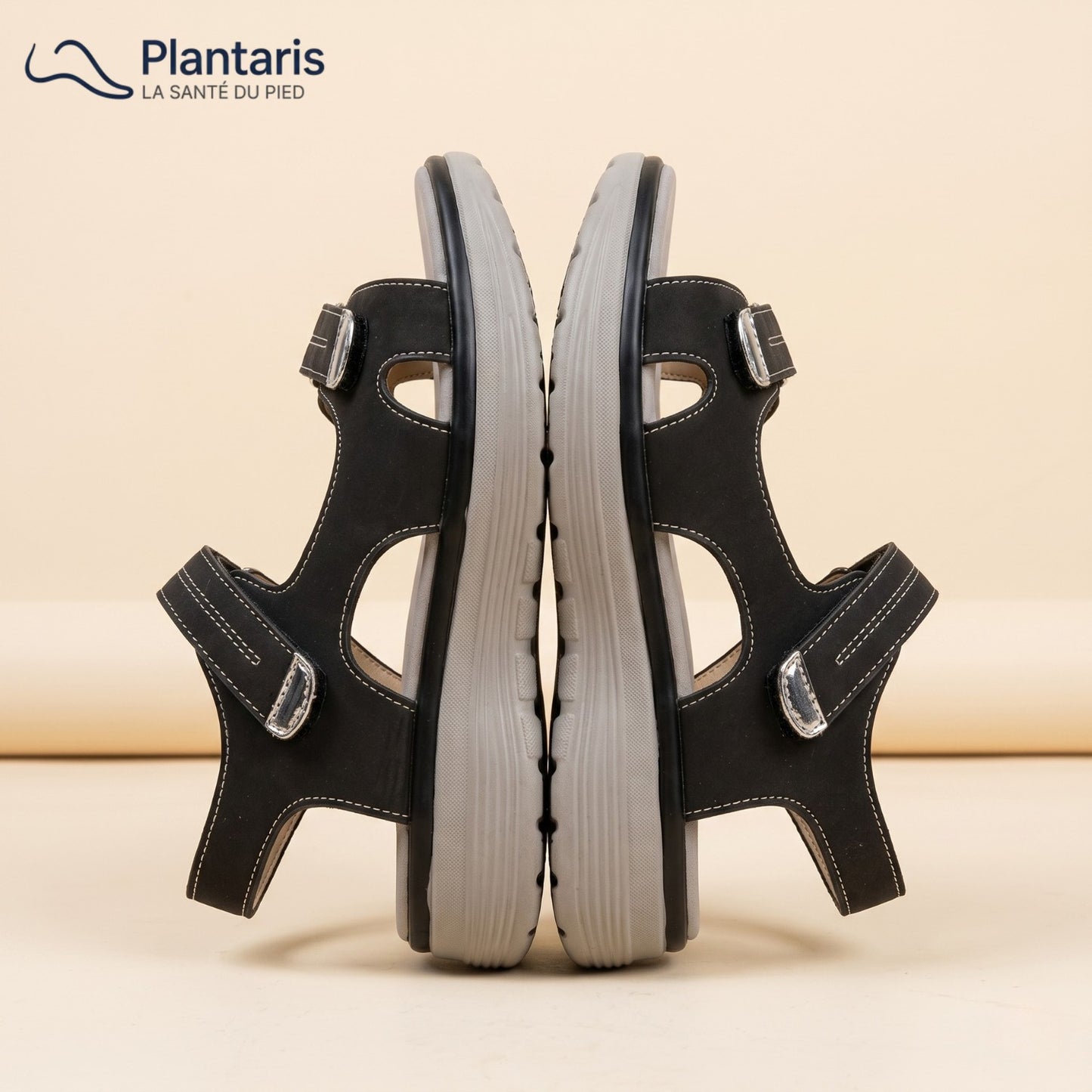 Soline — Sandale Orthopédique Cuir Vegan, Soutien Voûte Plantaire