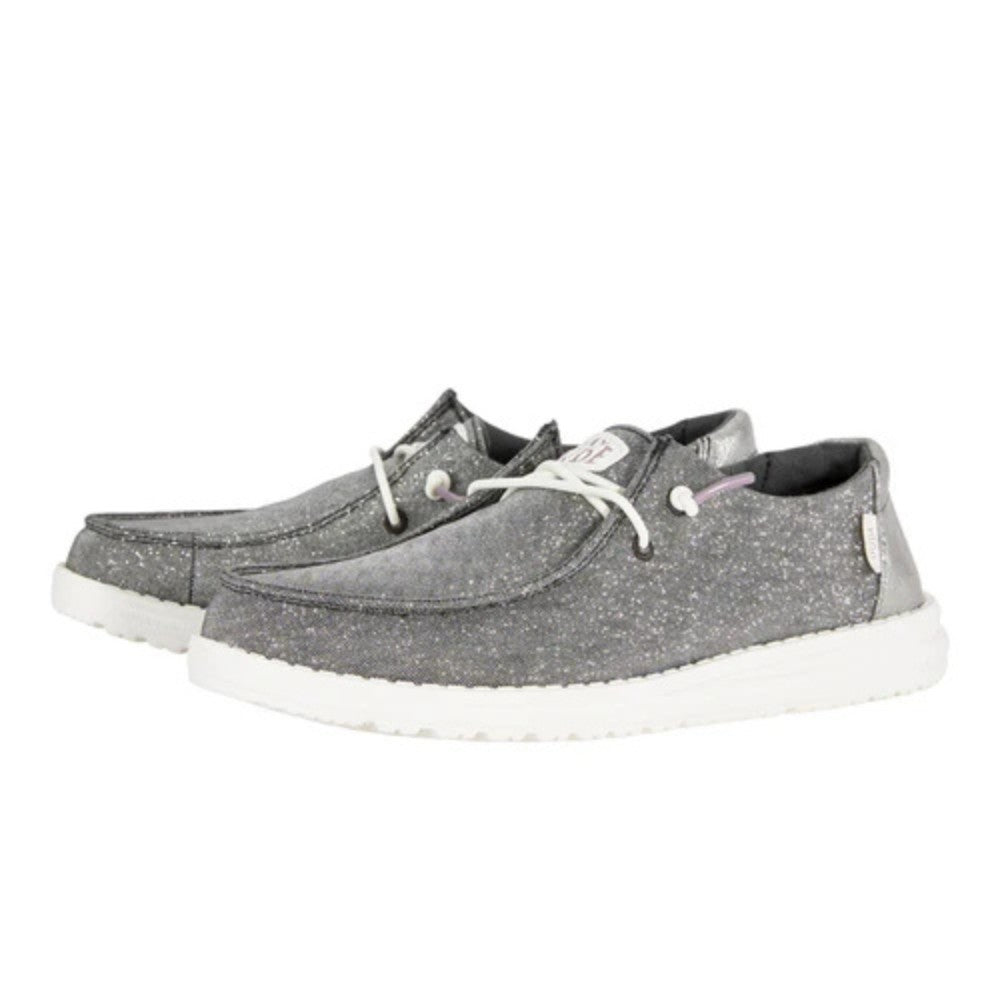 Brokatowe Buty Wsuwane Komfortowe
