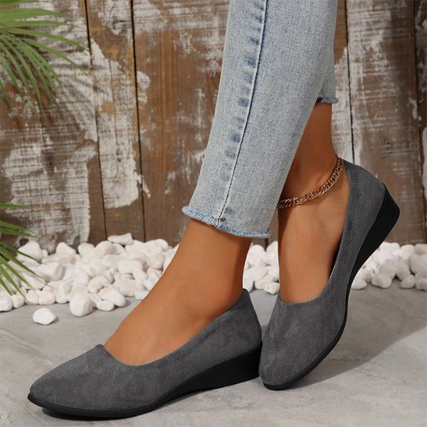 Plantaris Elina – Mocassins Confort Femme Daim | Voûte Plantaire, Intemporels