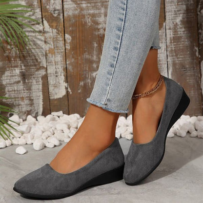 Plantaris Elina – Mocassins Confort Femme Daim | Voûte Plantaire, Intemporels