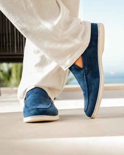 Plantaris Constance – Mocassins Confort Femme Daim Luxe | Voûte Plantaire, 9 Coloris