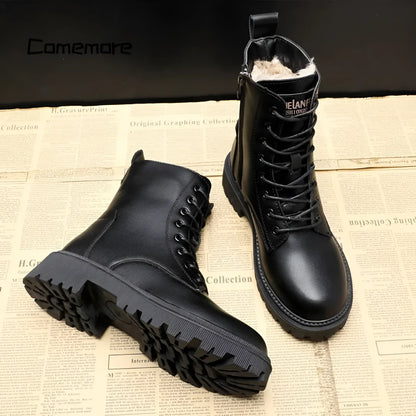 Plantaris Séraphine – Bottines Cuir Imperméables Femme | Doublure Chaude, Hiver