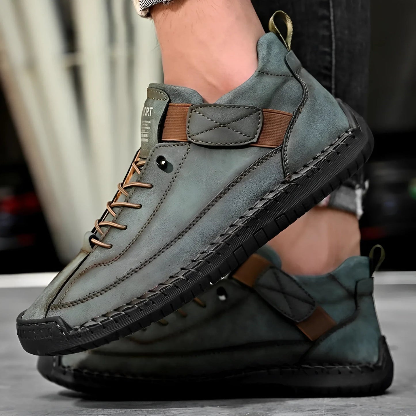 Plantaris Reine – Mocassins Confort Femme Surpiqûres | Voûte Plantaire, Effet Cuir