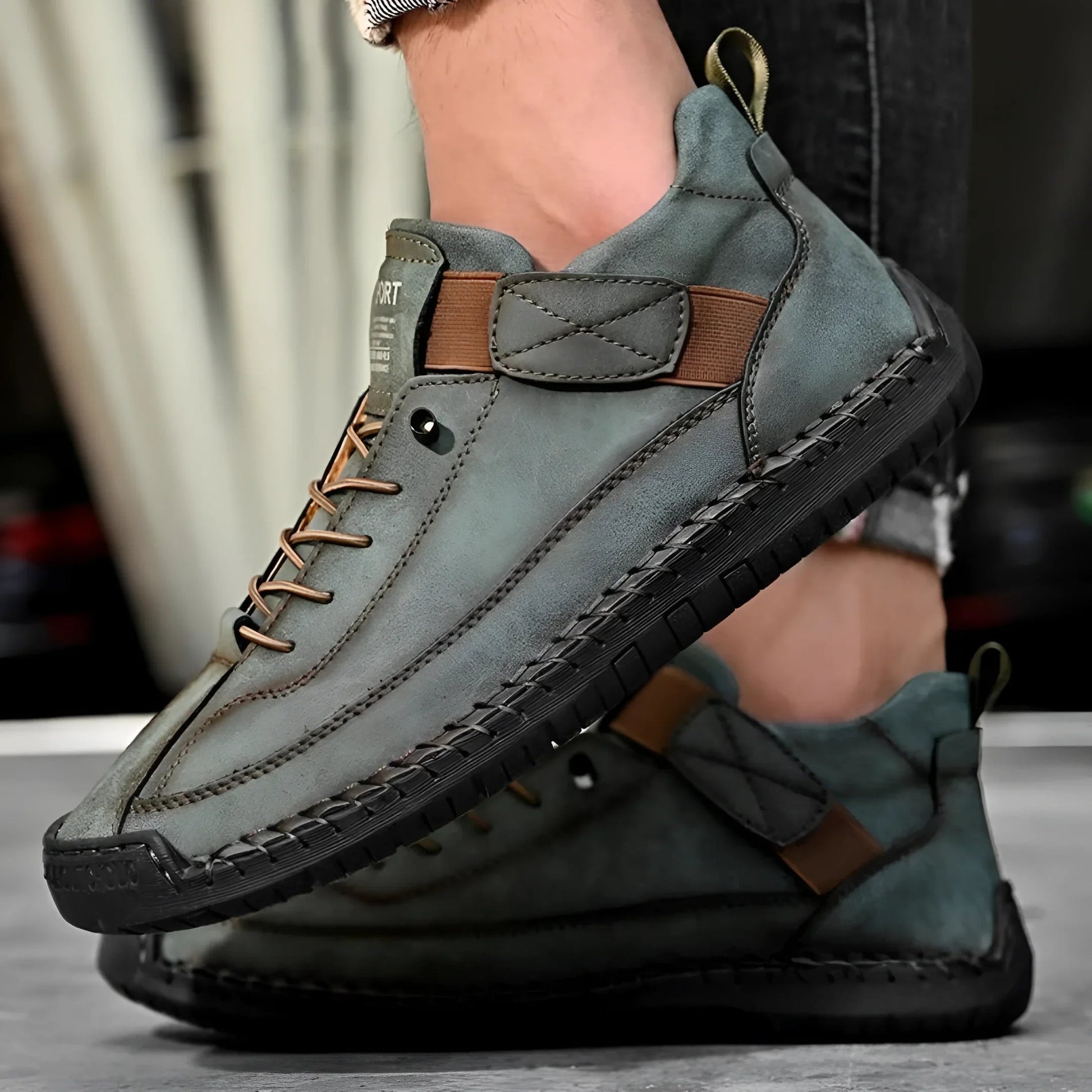 Plantaris Reine – Mocassins Confort Femme Surpiqûres | Voûte Plantaire, Effet Cuir