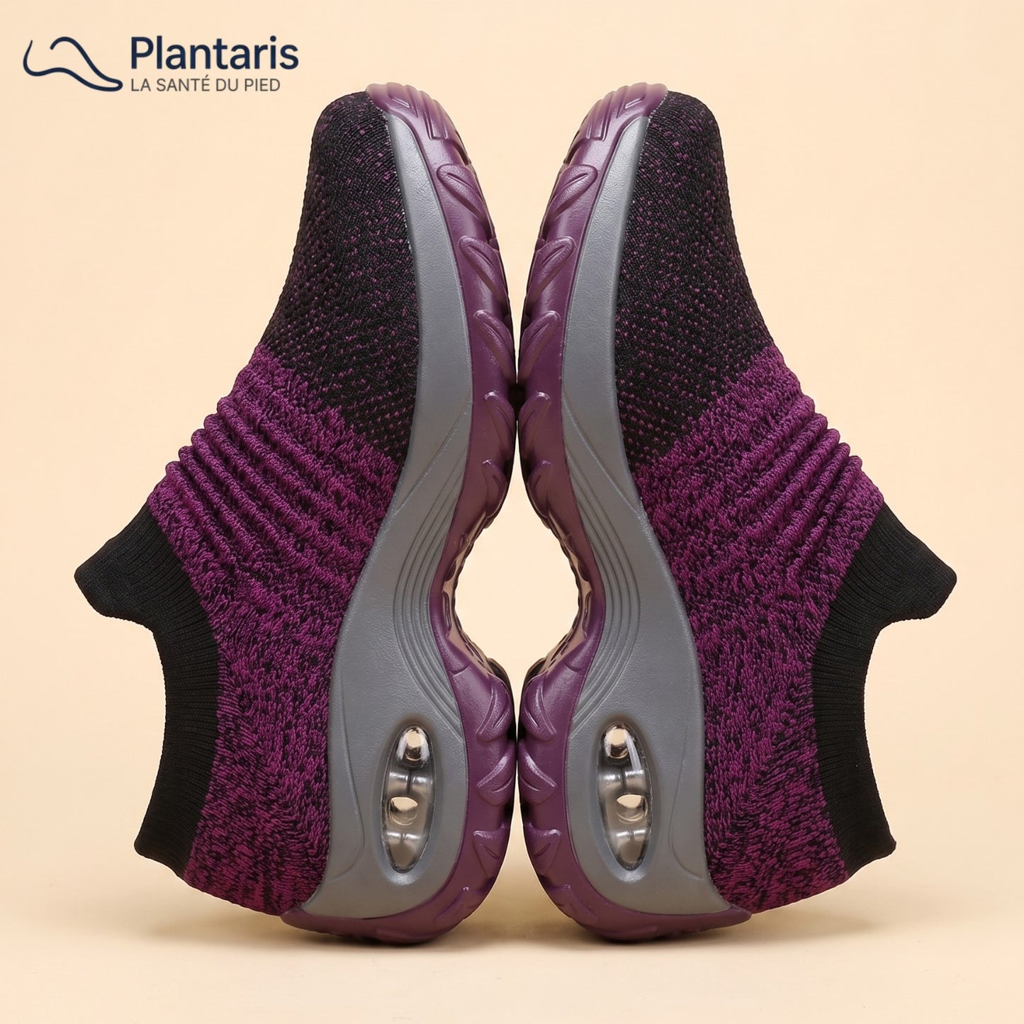Plantaris Baskets Orthopédiques Femme Pieds Sensibles Tricot