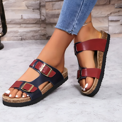 Plantaris Jeanne – Sandales Liège Confort Femme Double Bride | Voûte Plantaire, Été