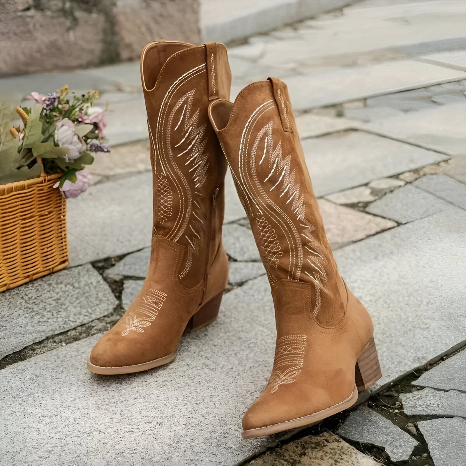 Plantaris Lara – Bottines Santiags Femme Talon Bottier | Confort, Style Western