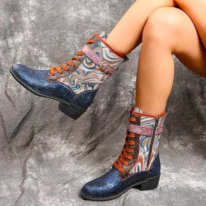 Plantaris Hedda – Bottines Femme Rétro Confort | Voûte Plantaire, Amorti Souple