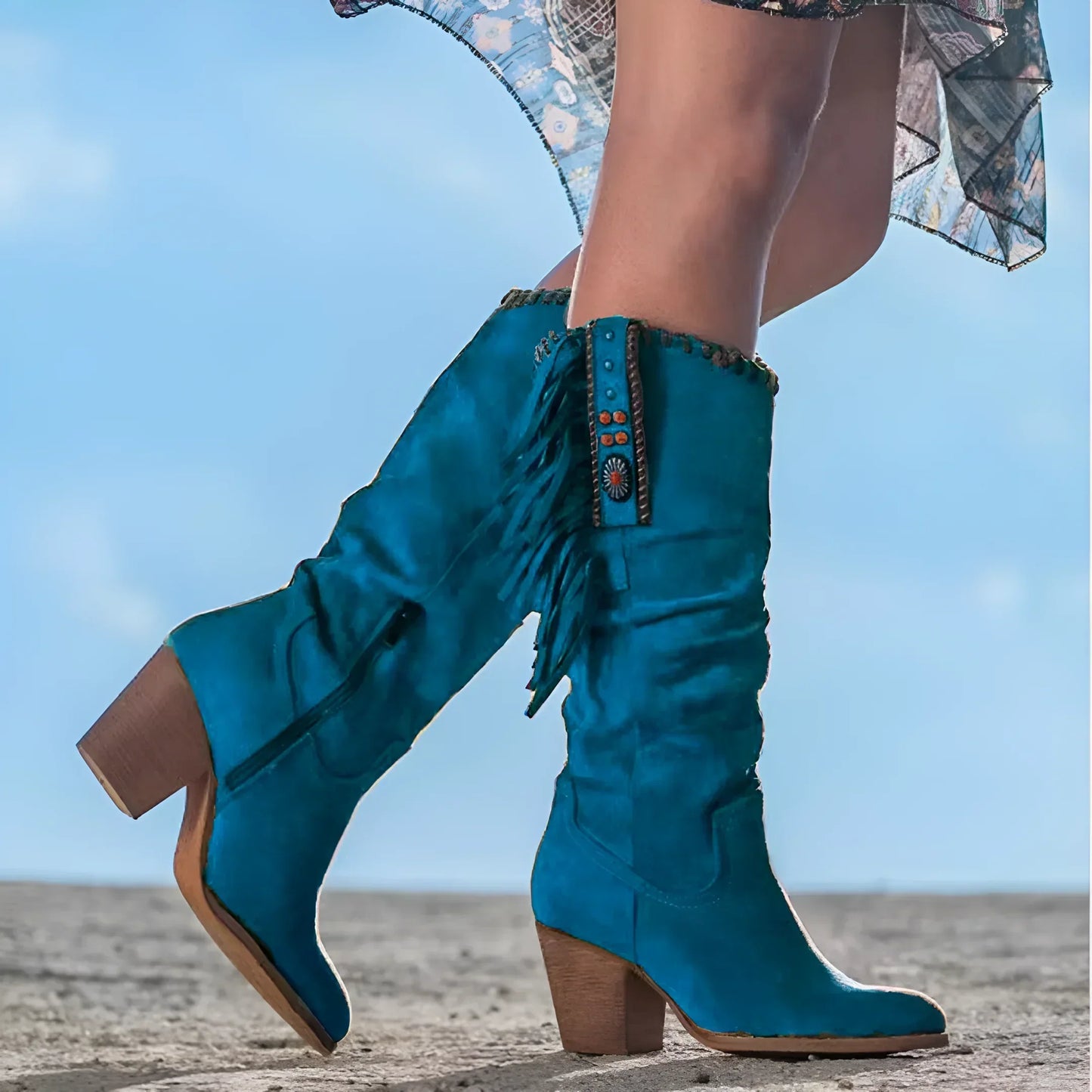 Plantaris Aldona – Bottines Santiags Femme Rétro | Confort, Style Western