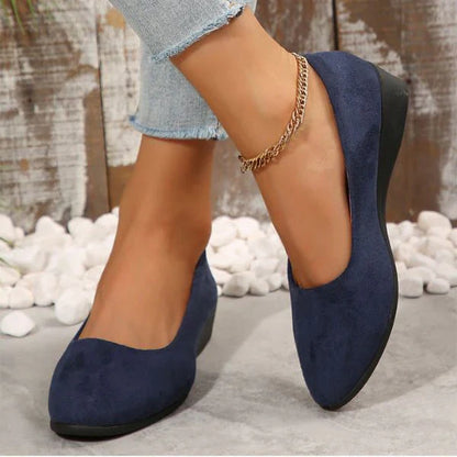 Plantaris Elina – Mocassins Confort Femme Daim | Voûte Plantaire, Intemporels
