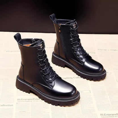 Plantaris Séraphine – Bottines Cuir Imperméables Femme | Doublure Chaude, Hiver