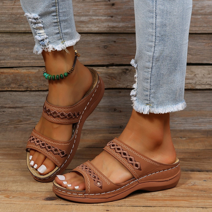 Plantaris Rose – Sandales Orthopédiques Femme Confort | Voûte Plantaire, Style Quotidien