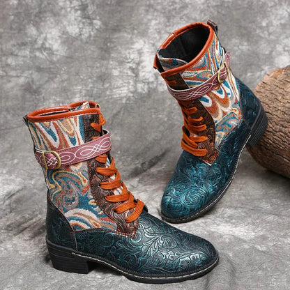 Plantaris Hedda – Bottines Femme Rétro Confort | Voûte Plantaire, Amorti Souple