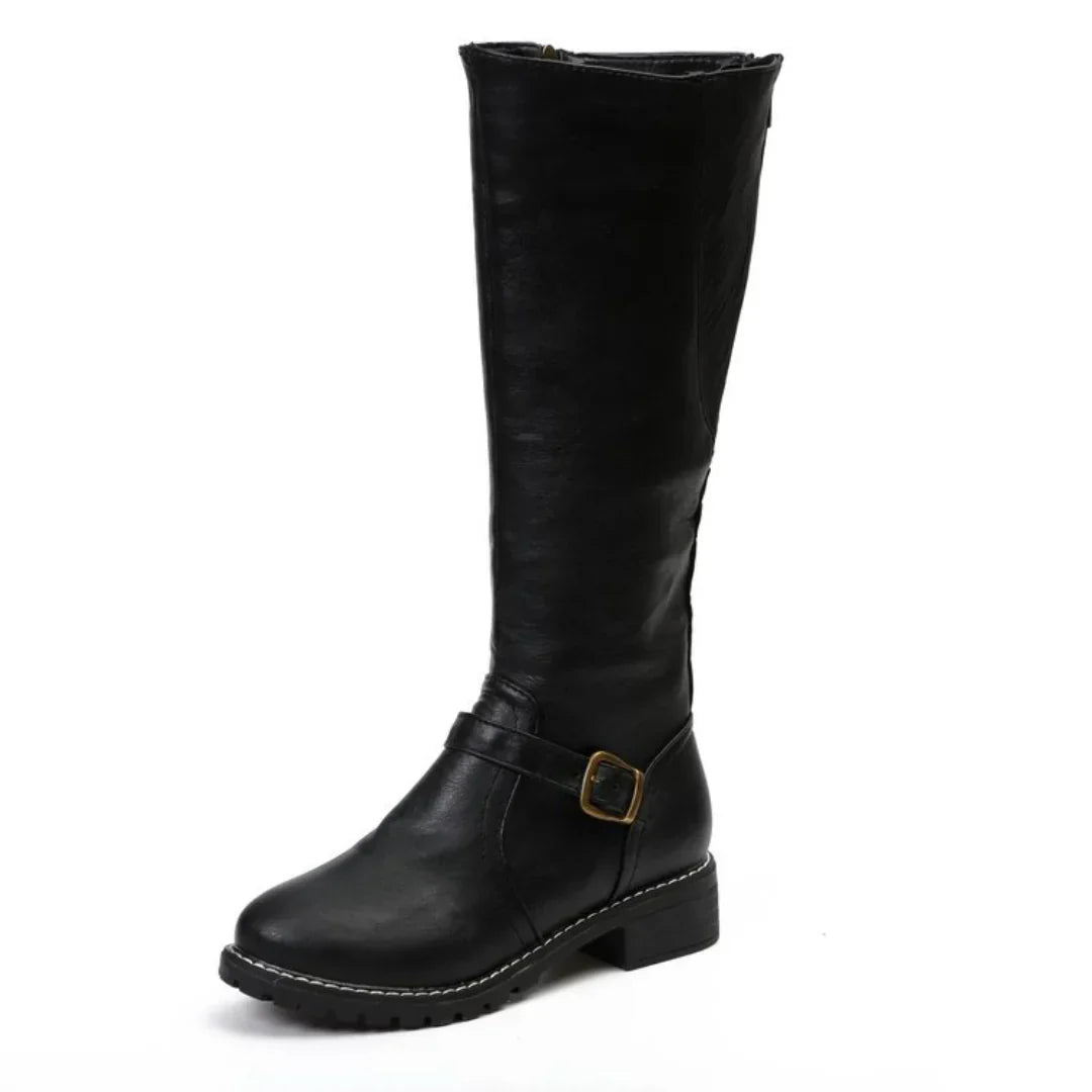 Plantaris Mette – Bottes Hautes Femme Effet Cuir Imperméables | Confort, Hiver