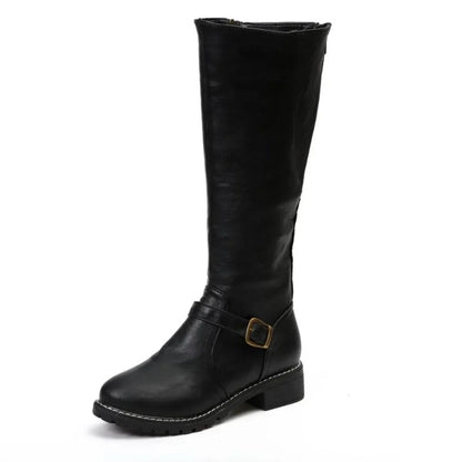 Plantaris Mette – Bottes Hautes Femme Effet Cuir Imperméables | Confort, Hiver