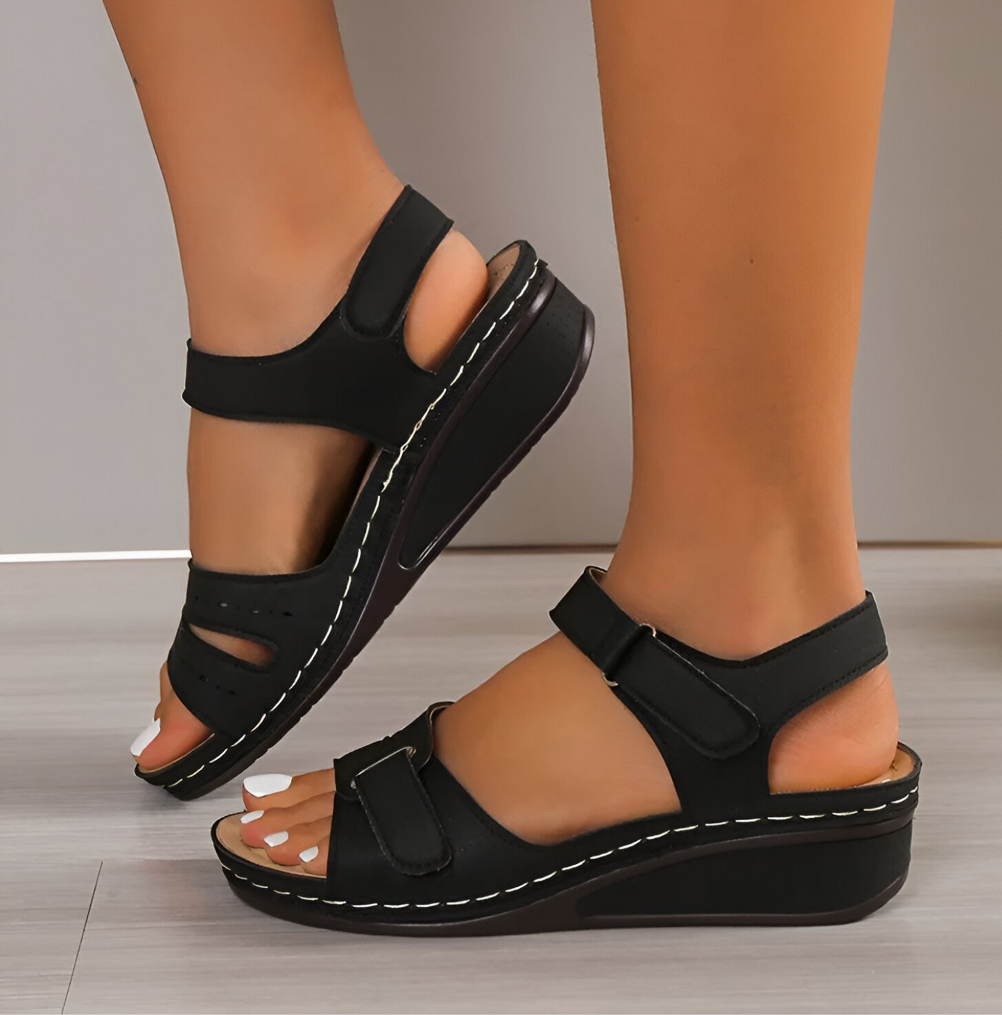 Plantaris Éliane – Sandales Compensées Confort Femme | Voûte Plantaire, Élégantes
